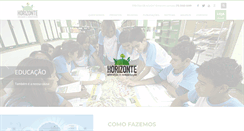 Desktop Screenshot of edhorizonte.com.br