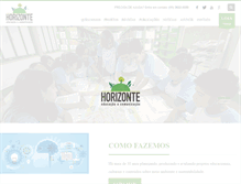 Tablet Screenshot of edhorizonte.com.br